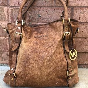 Micheal Kors Brown/Gold Purse!
